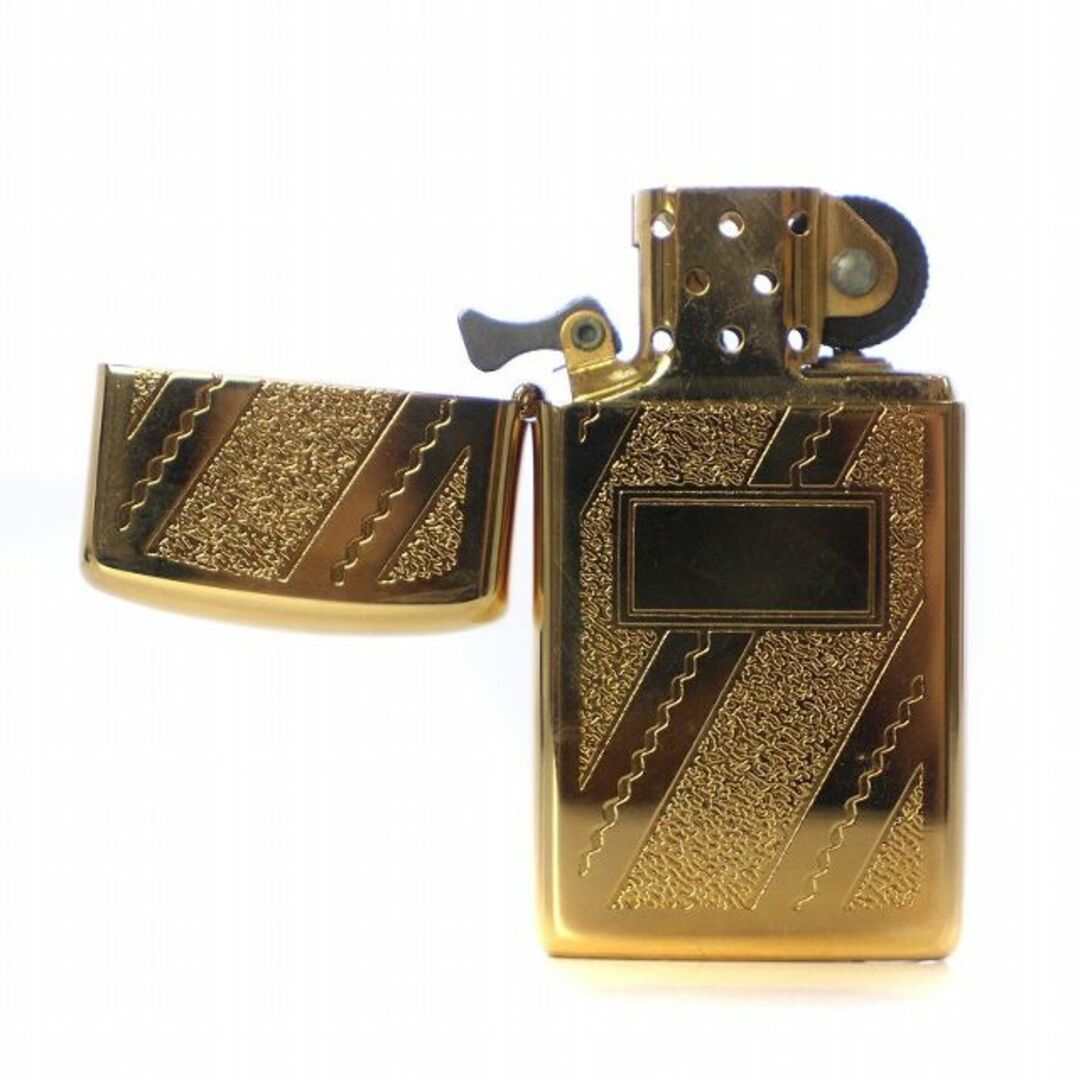 ZIPPO(ジッポー)のジッポー 92年製 タバコ オイルライター 火花確認済み ゴールドカラー エンタメ/ホビーのコレクション(その他)の商品写真