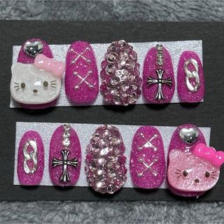 ネイルチップ kitty nail キティ ハローキティ