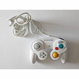 ニンテンドーゲームキューブ(ニンテンドーゲームキューブ)のゲームキューブ コントローラー ホワイト 白　GameCube GC White(その他)