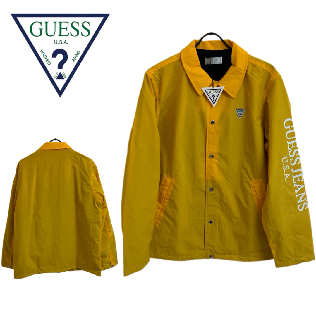 GUESS(ゲス)のGUESS GREEN LABEL GUESS JEANS コーチジャケット メンズのジャケット/アウター(ナイロンジャケット)の商品写真