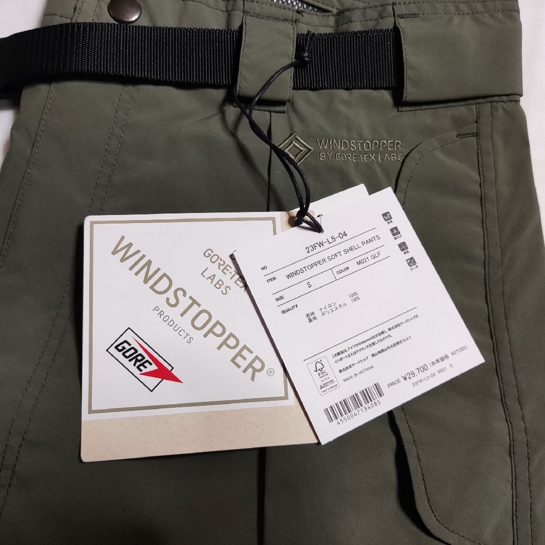 MARMOT - MARMOT CAPITAL WINDSTOPPER ソフトシェルパンツ Sの MARMOT - MARMOT CAPITAL WINDSTOPPER ソフトシェルパンツ Sの