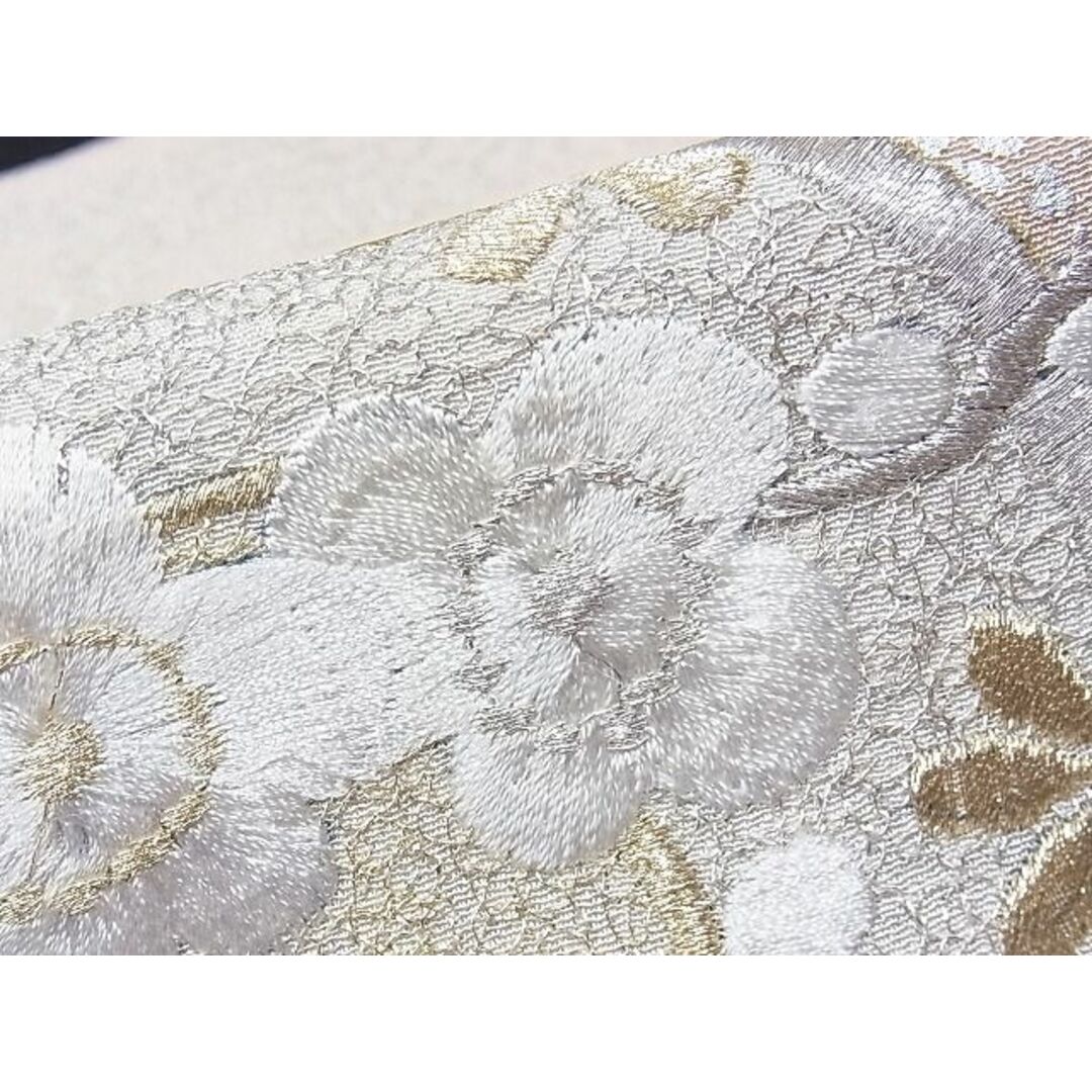 平和屋1■豪華黒留袖　刺繍　鼓草花文　銀彩　逸品　1hy1746 レディースの水着/浴衣(着物)の商品写真