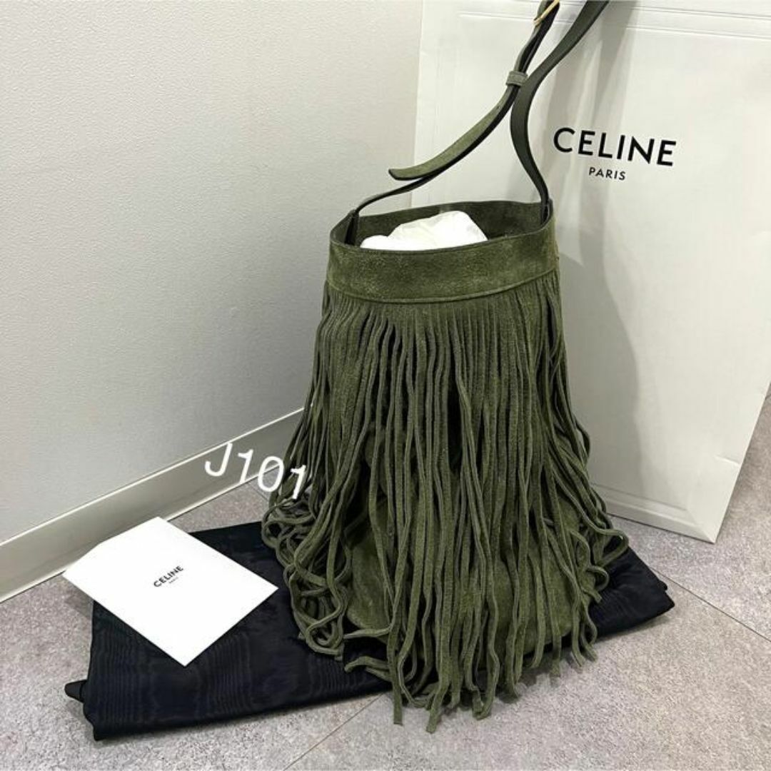 celine(セリーヌ)のセリーヌ フリンジバケットバッグ ショルダーバッグ メンズのバッグ(ショルダーバッグ)の商品写真