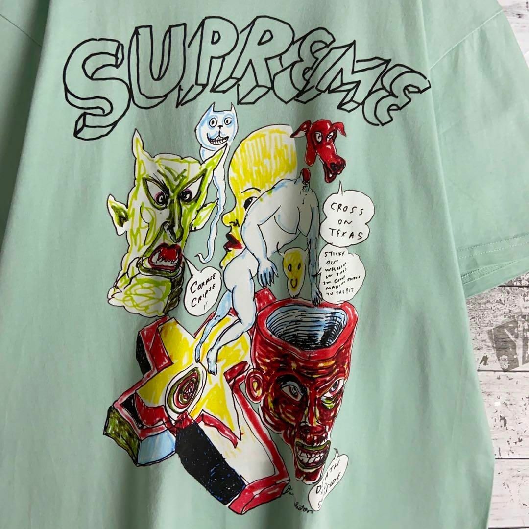 Supreme(シュプリーム)の9039【希少XLサイズ】シュプリーム☆希少カラービッグロゴtシャツ　美品 メンズのトップス(Tシャツ/カットソー(半袖/袖なし))の商品写真