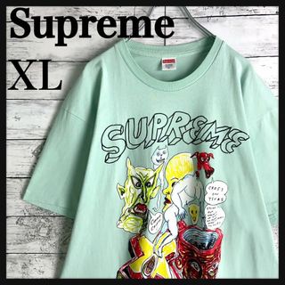 シュプリーム(Supreme)の9039【希少XLサイズ】シュプリーム☆希少カラービッグロゴtシャツ　美品(Tシャツ/カットソー(半袖/袖なし))