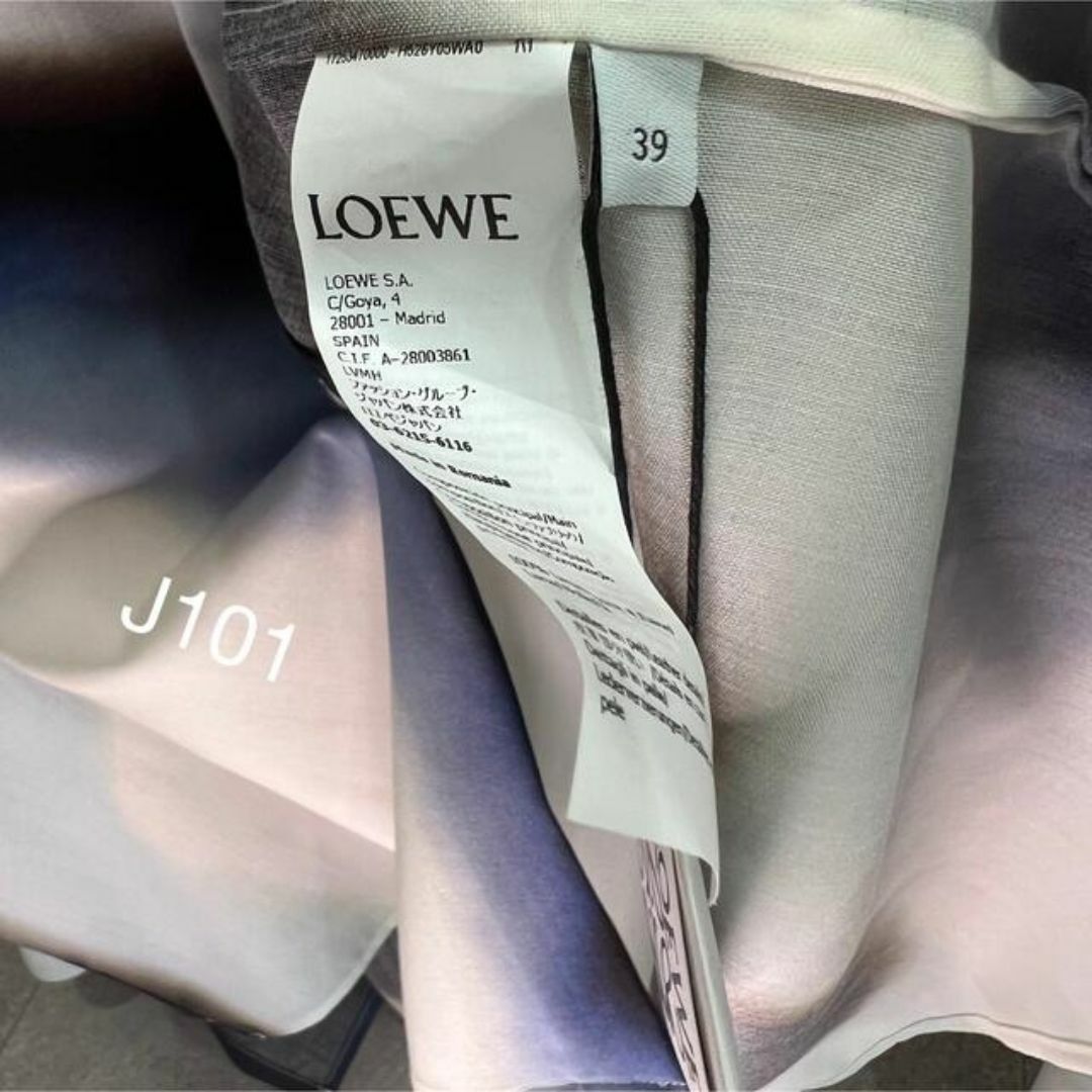 LOEWE - ロエベ LOEWE シリコンメランジシャツ(ウール)の通販 LOEWE - ロエベ LOEWE シリコンメランジシャツ(ウール)の通販