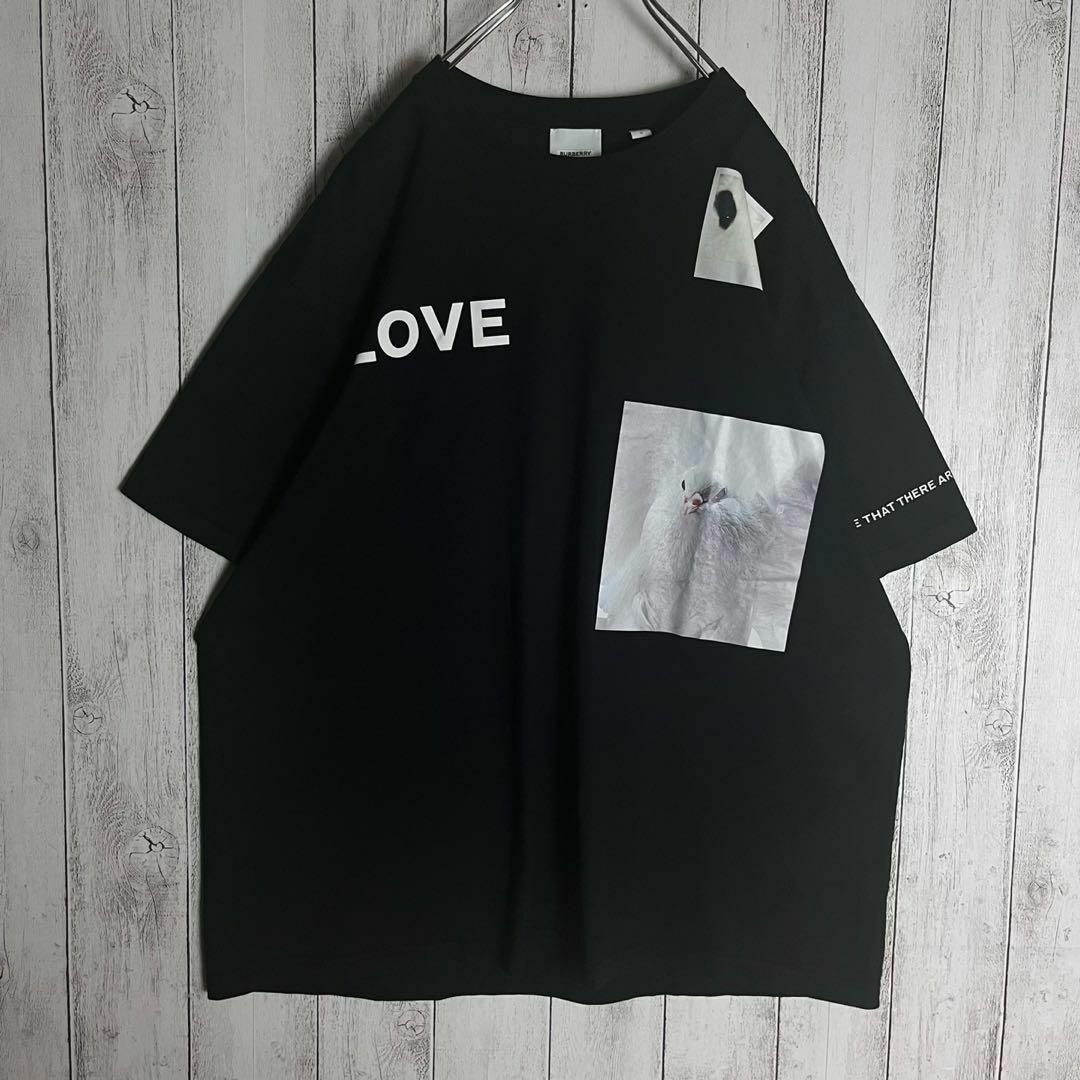 人気Lサイズ】バーバリー☆両面ロゴ入りTシャツ 定番ブラック 人気Lサイズ】バーバリー☆両面ロゴ入りTシャツ 定番ブラック