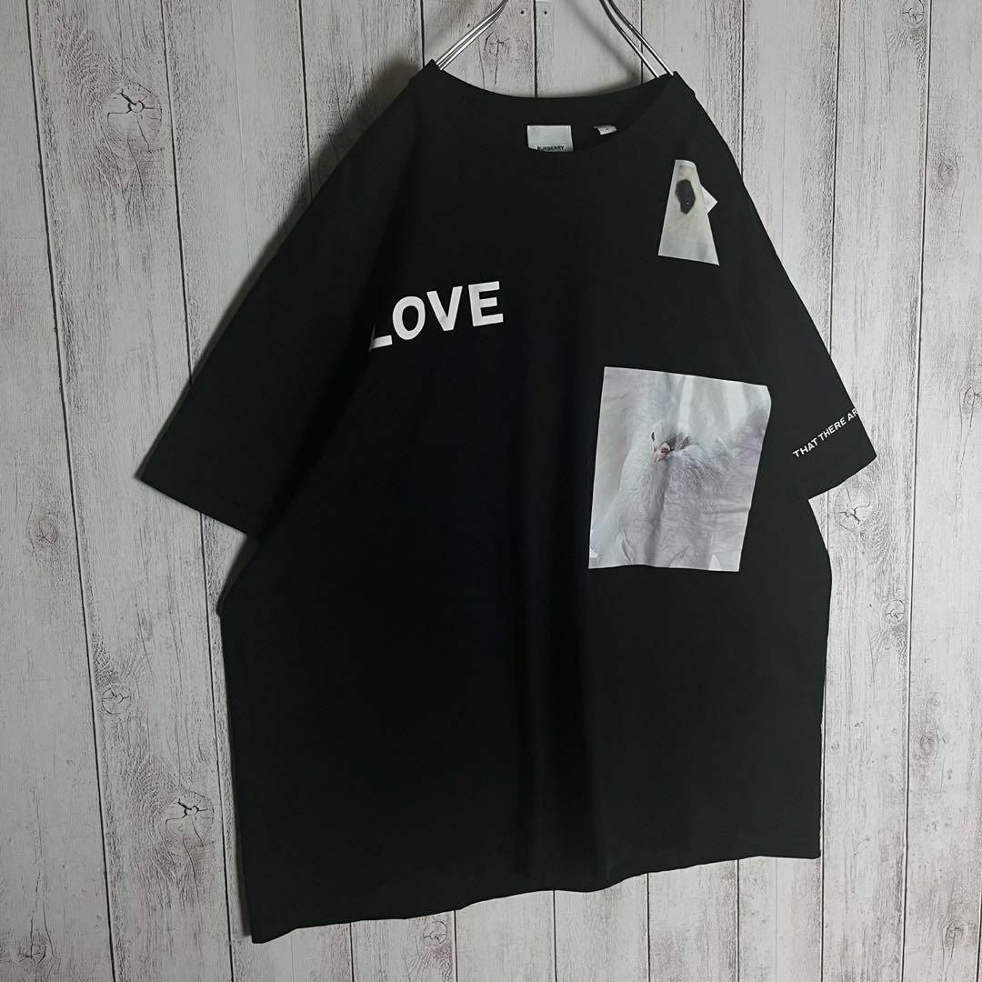 人気Lサイズ】バーバリー☆両面ロゴ入りTシャツ 定番ブラック 人気Lサイズ】バーバリー☆両面ロゴ入りTシャツ 定番ブラック