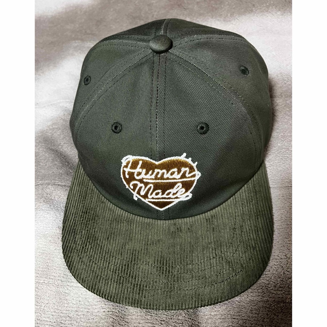 HUMAN MADE(ヒューマンメイド)のHUMAN MADE CORDUROY CAP OLIVE DRAB 帽子 メンズの帽子(キャップ)の商品写真