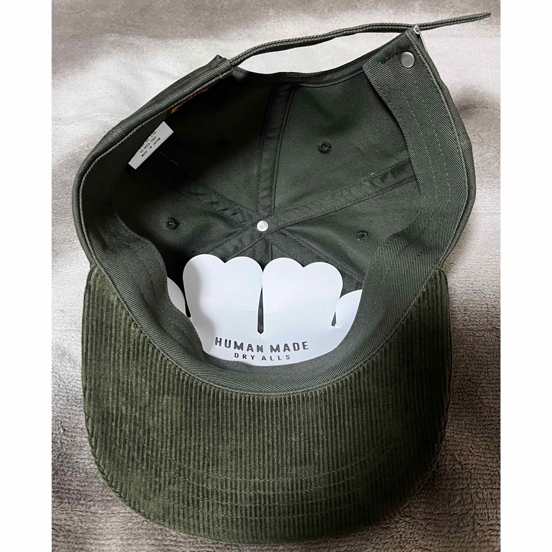 HUMAN MADE(ヒューマンメイド)のHUMAN MADE CORDUROY CAP OLIVE DRAB 帽子 メンズの帽子(キャップ)の商品写真