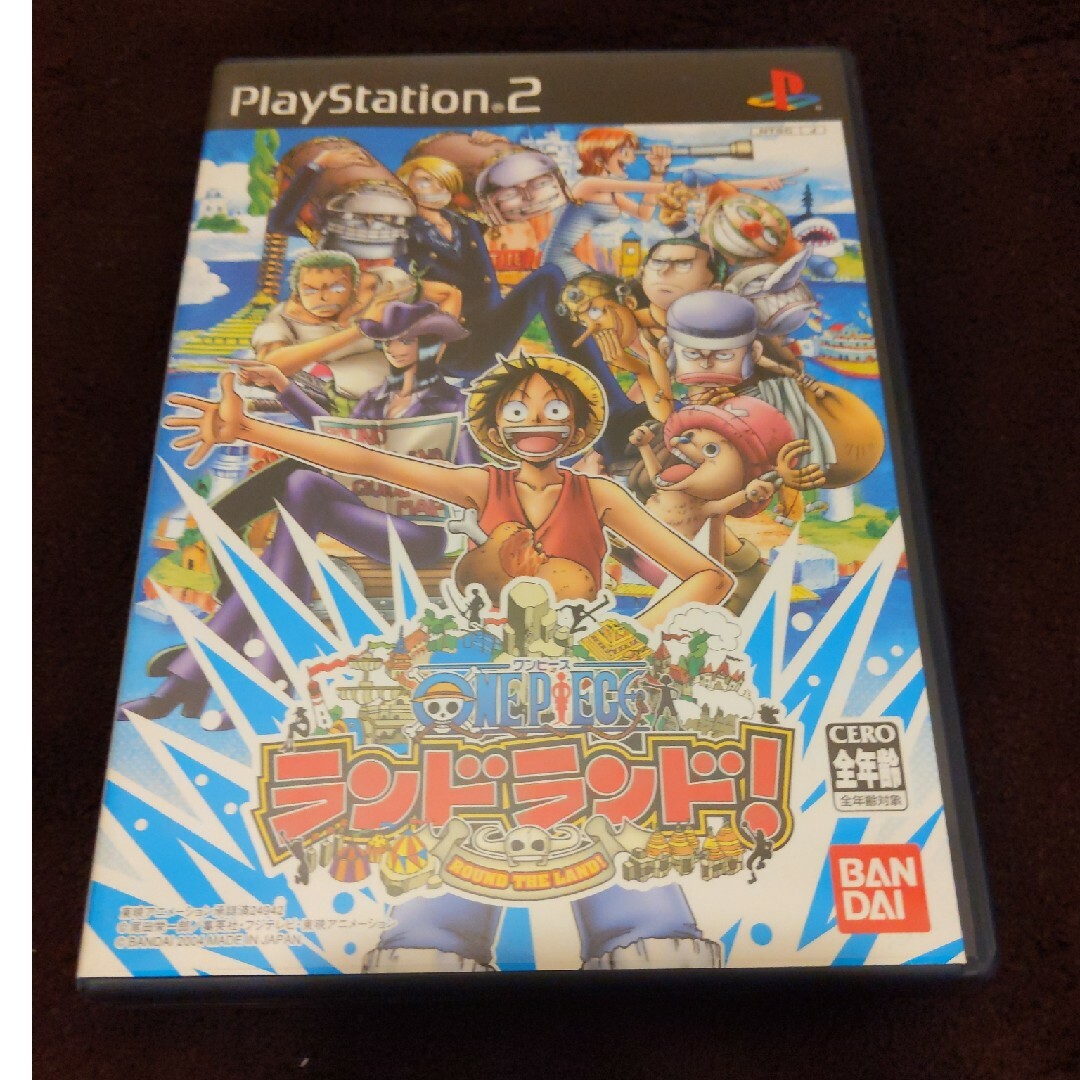 PlayStation2(プレイステーション2)のONE PIECE ランドランド！ エンタメ/ホビーのゲームソフト/ゲーム機本体(家庭用ゲームソフト)の商品写真