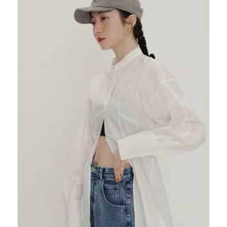 ラベルエチュード(la belle Etude)のGIUNON flont slit shirts / フロントスリットシャツ(シャツ/ブラウス(長袖/七分))