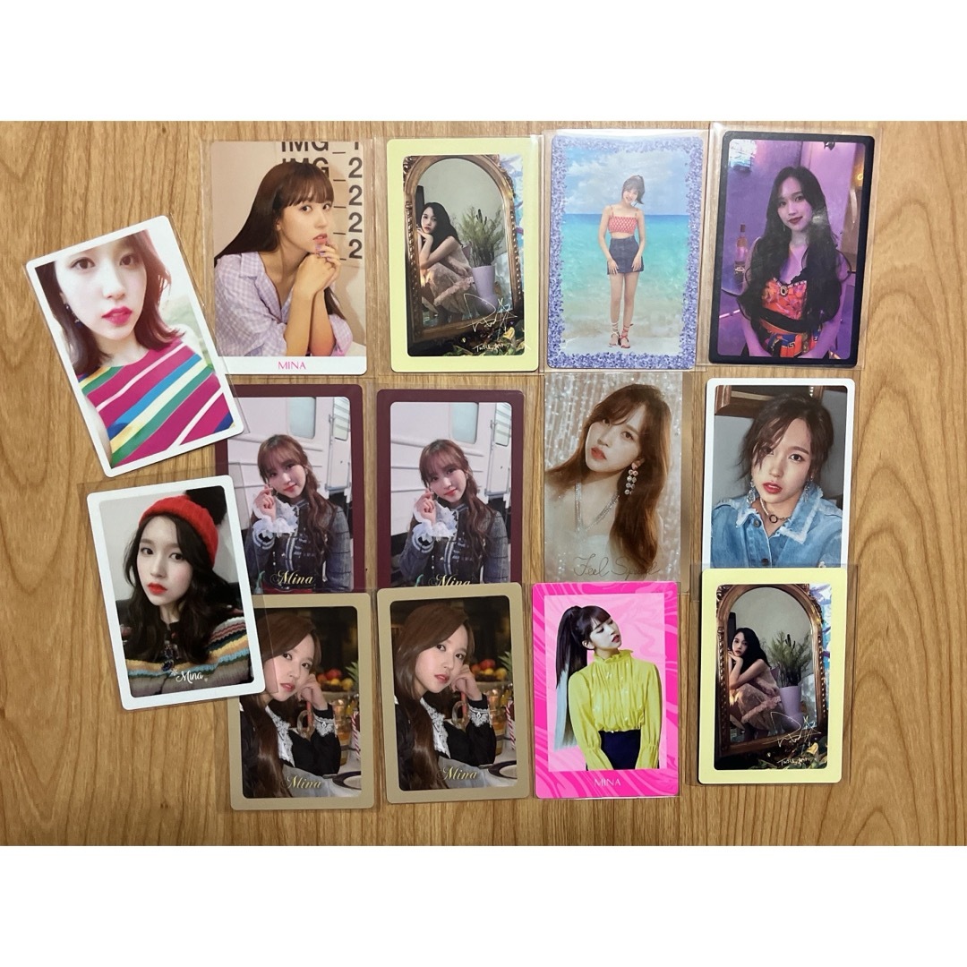 TWICE ミナ トレカ まとめ売り TWICE ミナ トレカ まとめ売り