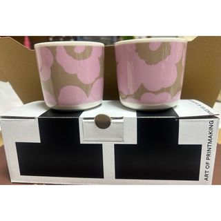 マリメッコ(marimekko)のmarimekko UNIKKO ラテマグ2個(グラス/カップ)