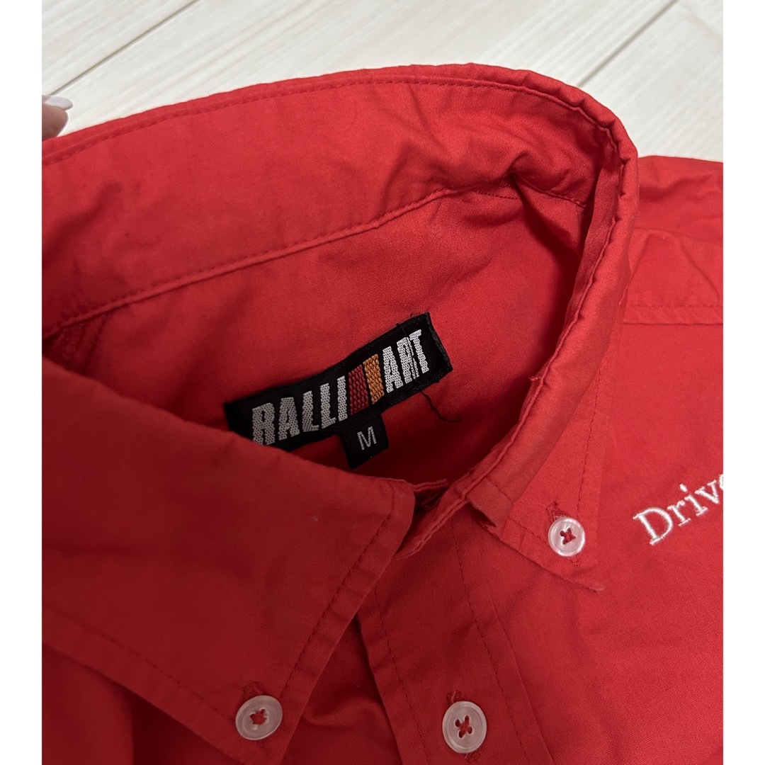 三菱(ミツビシ)の三菱  RALLI ART ピットシャツ  ラリーアート　Mサイズ　本物 メンズのトップス(シャツ)の商品写真