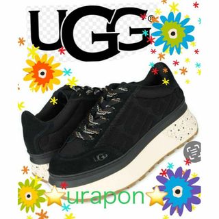 アグ(UGG)の入手困難・激レア①超美品✨22cm✨UGG✨マリーンレース ロゴ(スニーカー)