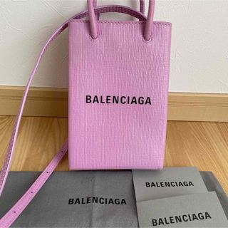 バレンシアガ(Balenciaga)の美品　バレンシアガ　エブリデイ　フォンフォルダー　2way ショルダーバッグ(ショルダーバッグ)