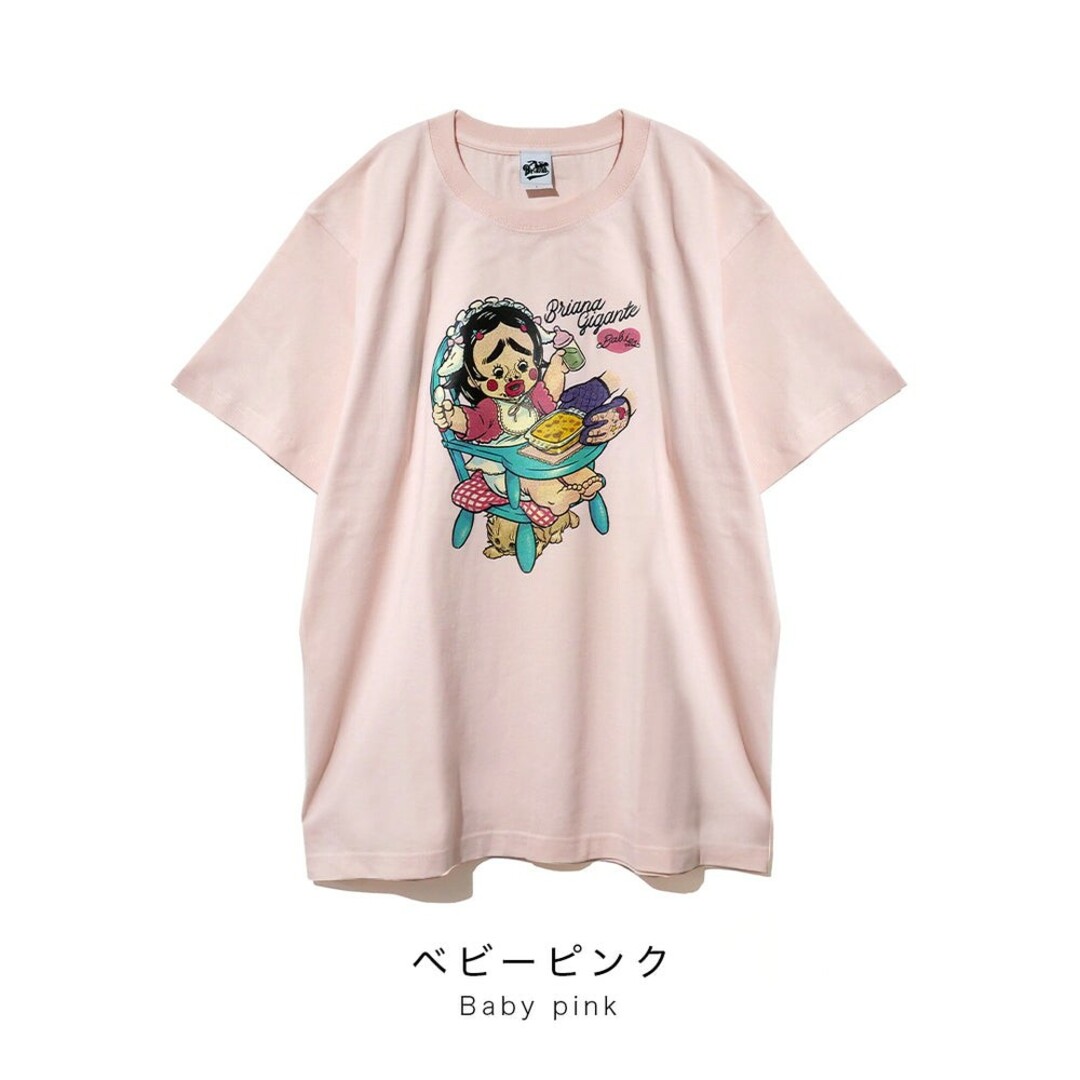 ブリアナギガンテ　Bari Cawaii Tshirt　ベビーピンク レディースのトップス(Tシャツ(半袖/袖なし))の商品写真