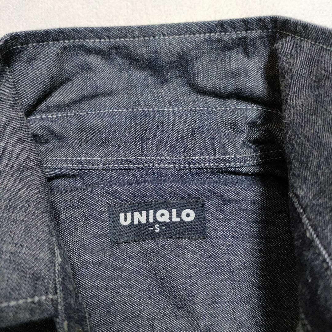 UNIQLO(ユニクロ)のUNIQLO ユニクロ (S)　デニム半袖シャツ　オールド　旧タグ メンズのトップス(シャツ)の商品写真