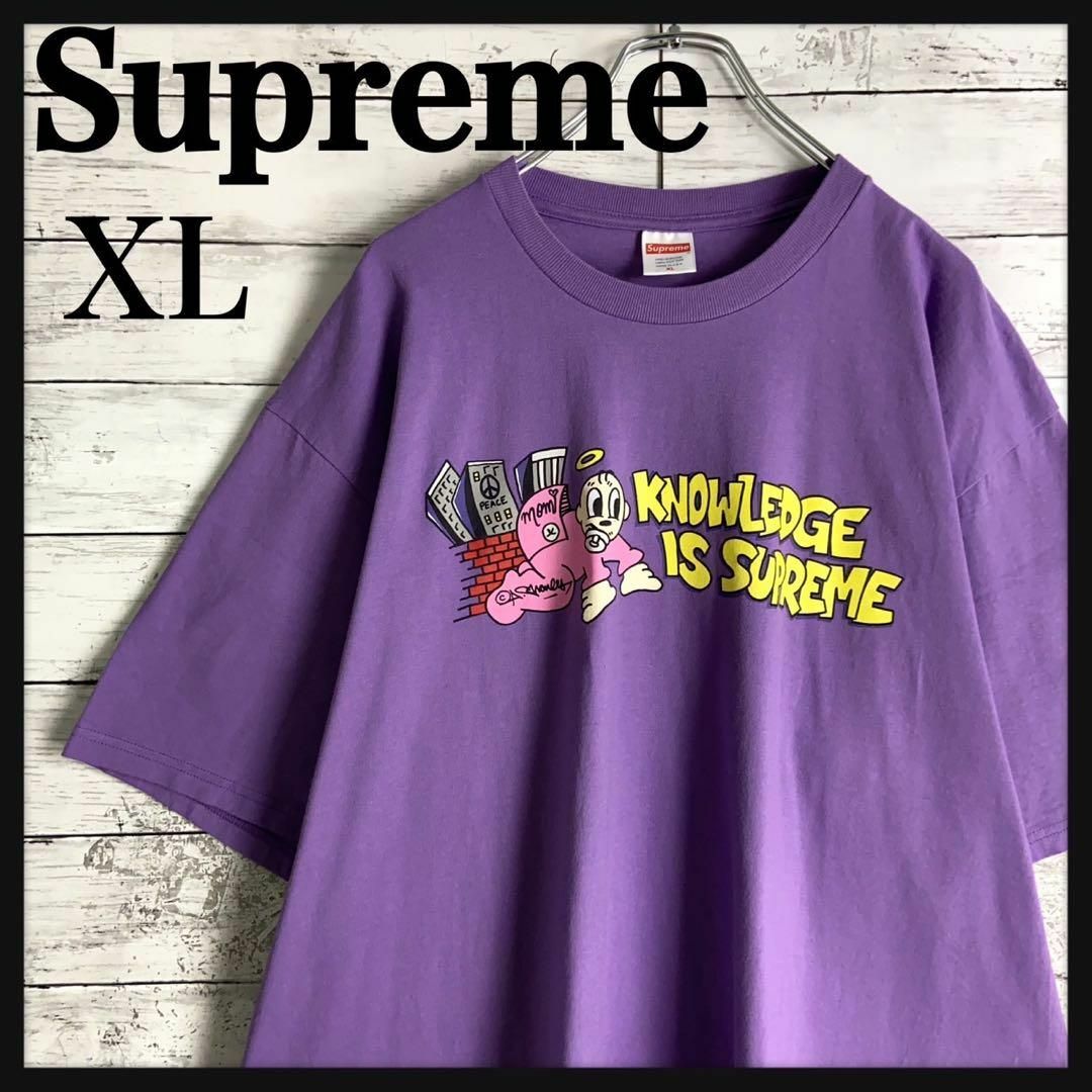 Supreme(シュプリーム)の9120【希少XLサイズ】シュプリーム☆人気カラーtシャツ　即完売モデル　美品 メンズのトップス(Tシャツ/カットソー(半袖/袖なし))の商品写真