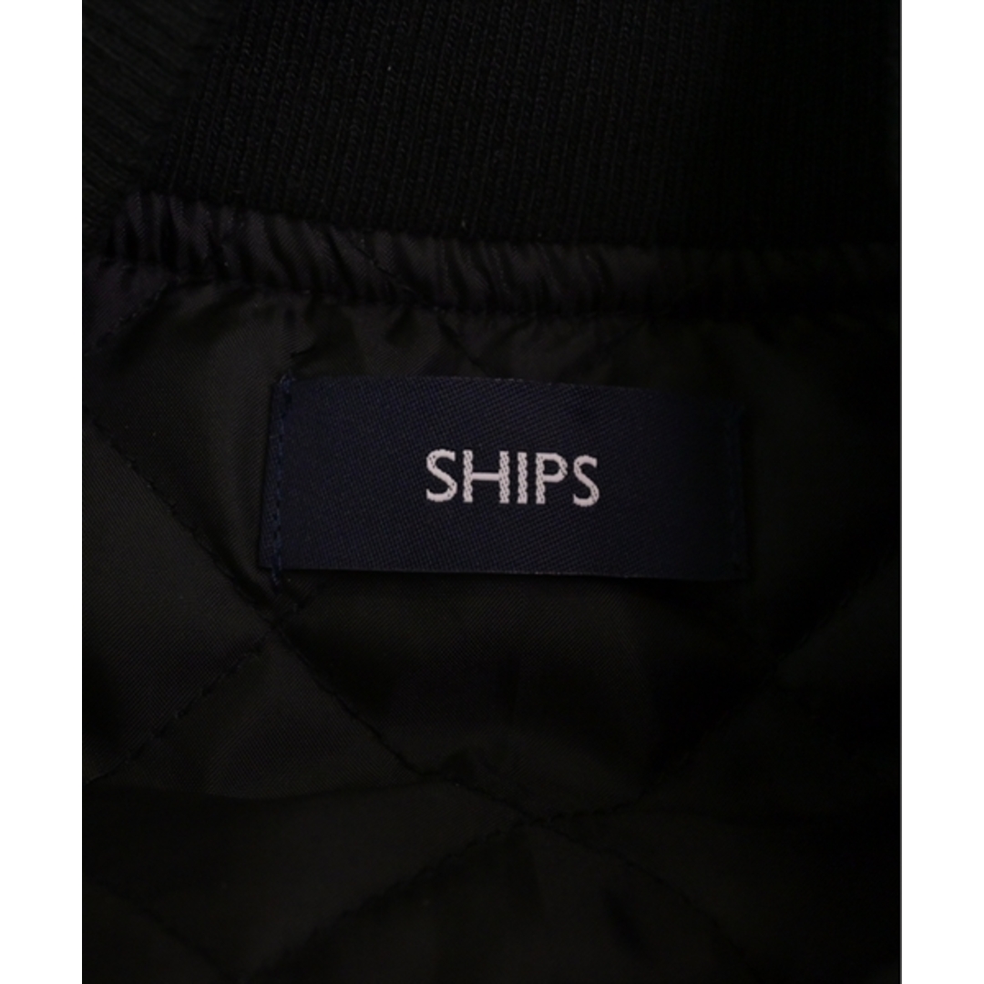 SHIPS(シップス)のSHIPS シップス スタジャン XL 黒x白 【古着】【中古】 メンズのジャケット/アウター(スタジャン)の商品写真