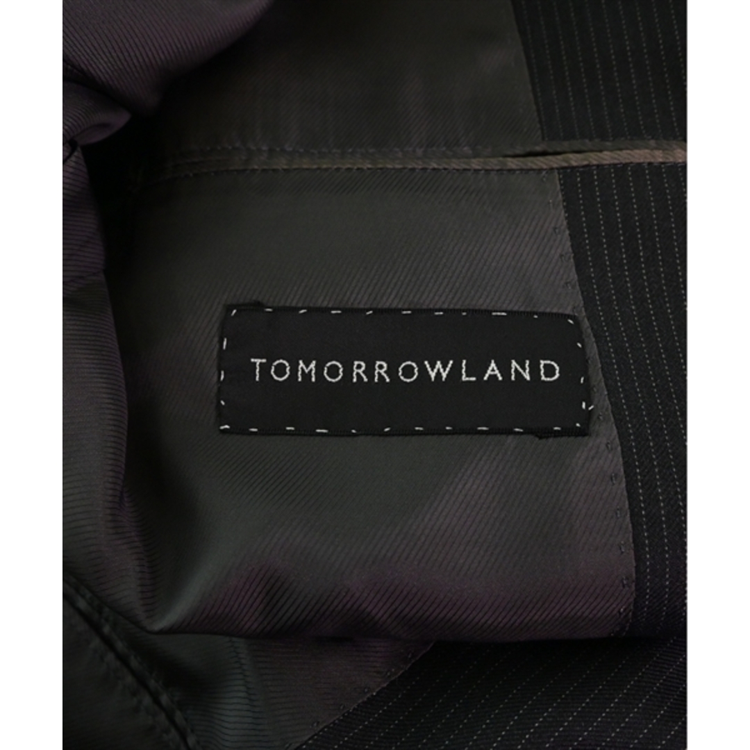 TOMORROWLAND(トゥモローランド)のTOMORROWLAND ジャケット 46(S位) グレーx白系(ストライプ) 【古着】【中古】 メンズのジャケット/アウター(その他)の商品写真