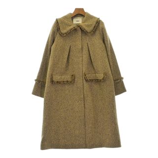 ファーファー(fur fur)のFURFUR ファーファー コート（その他） F ベージュx茶x白 【古着】【中古】(その他)