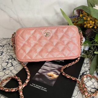 シャネル(CHANEL)のCHANEL シャネル【美品】チェーンウォレット フォンケース バッグ(ショルダーバッグ)