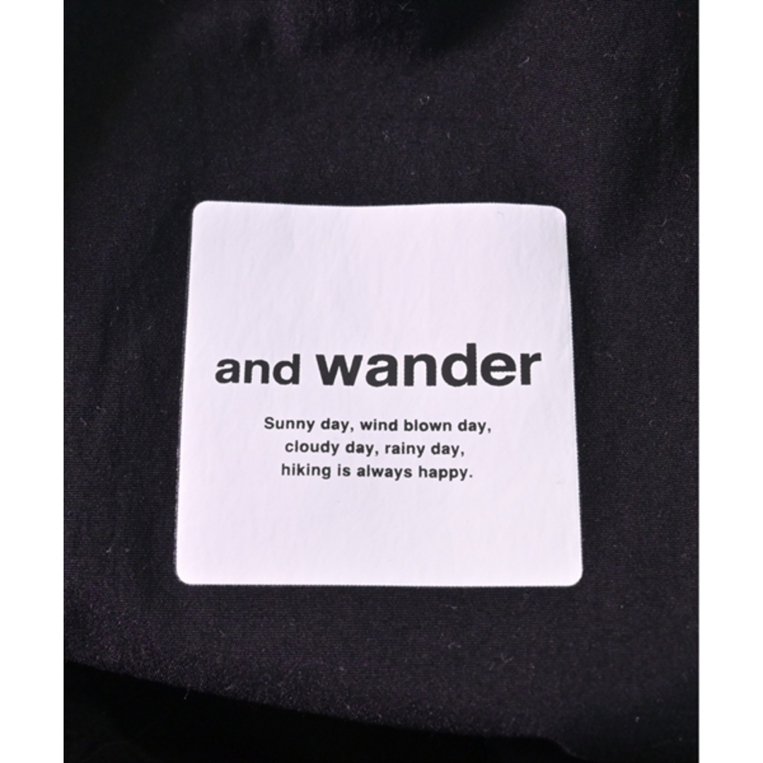 and wander(アンドワンダー)のand wander アンド　ワンダー パンツ（その他） 0(XS位) 黒 【古着】【中古】 レディースのパンツ(その他)の商品写真