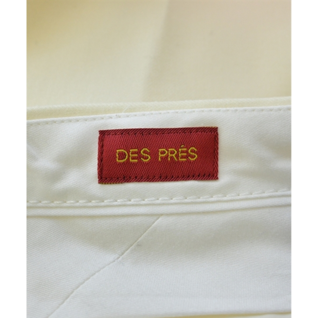DES PRES(デプレ)のDES PRES デプレ スラックス 36(S位) アイボリー 【古着】【中古】 レディースのパンツ(その他)の商品写真