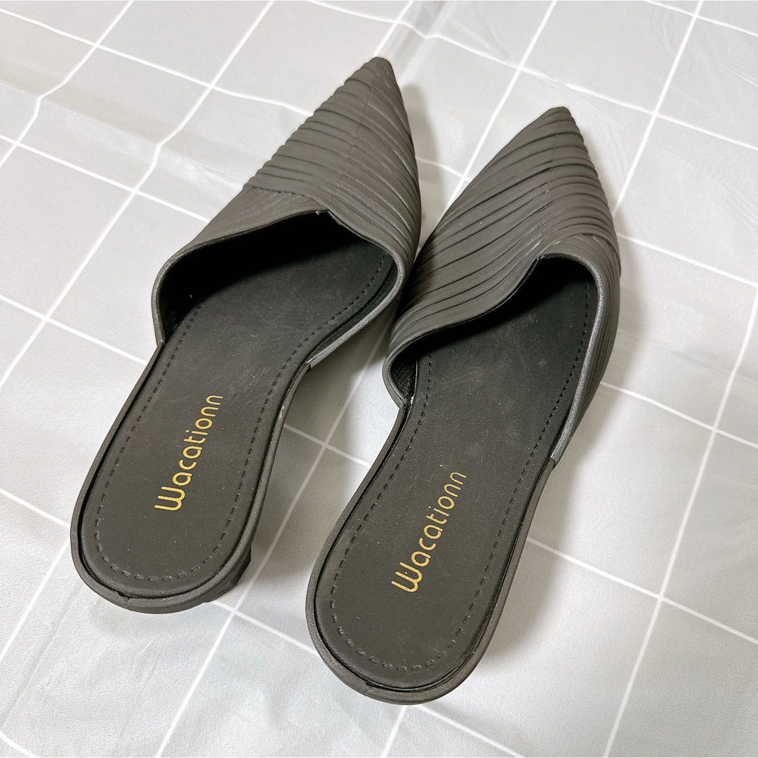 741 サンダル　シンプル　オシャレ　春夏　黒 レディースの靴/シューズ(サンダル)の商品写真