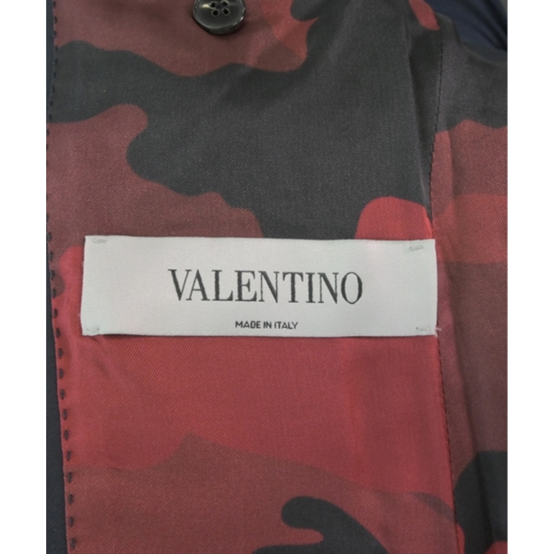 VALENTINO(ヴァレンティノ)のVALENTINO ヴァレンティノ カジュアルジャケット 44(S位) 紺 【古着】【中古】 メンズのジャケット/アウター(テーラードジャケット)の商品写真