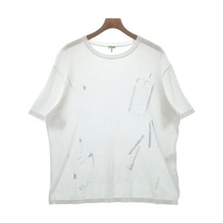 ロエベ(LOEWE)のLOEWE ロエベ Tシャツ・カットソー L 白 【古着】【中古】(Tシャツ/カットソー(半袖/袖なし))