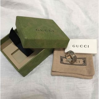 グッチ(Gucci)のGUCCI ダブルGロゴリング Ag925 約21号(リング(指輪))