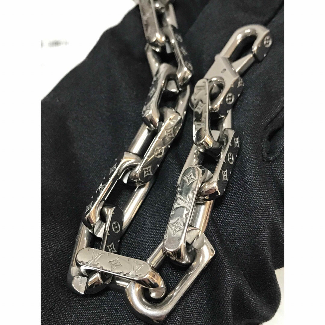 LOUIS VUITTON(ルイヴィトン)のLV ブレスレット　チェーン・モノグラムMサイズ メンズのアクセサリー(ブレスレット)の商品写真