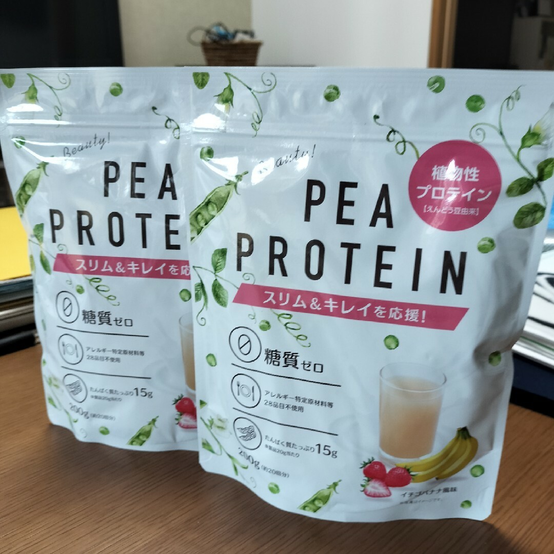 ＰＥＡＰＲＯＴＥＩＮ　糖質ゼロ　２パック コスメ/美容のダイエット(ダイエット食品)の商品写真