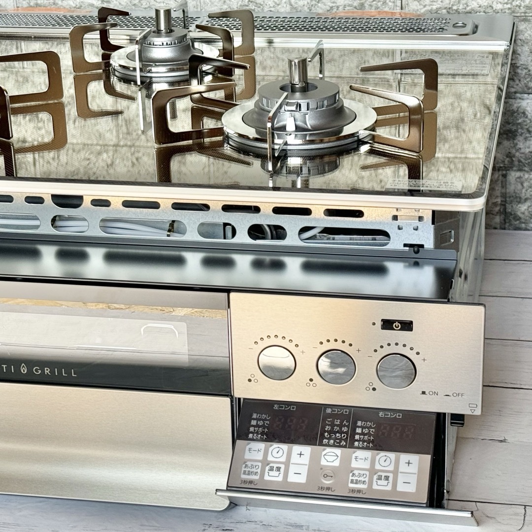 NORITZ(ノーリツ)のハーマン「プログレ」LPガスビルトインコンロ最上位機種 幅60cm スマホ/家電/カメラの調理家電(調理機器)の商品写真