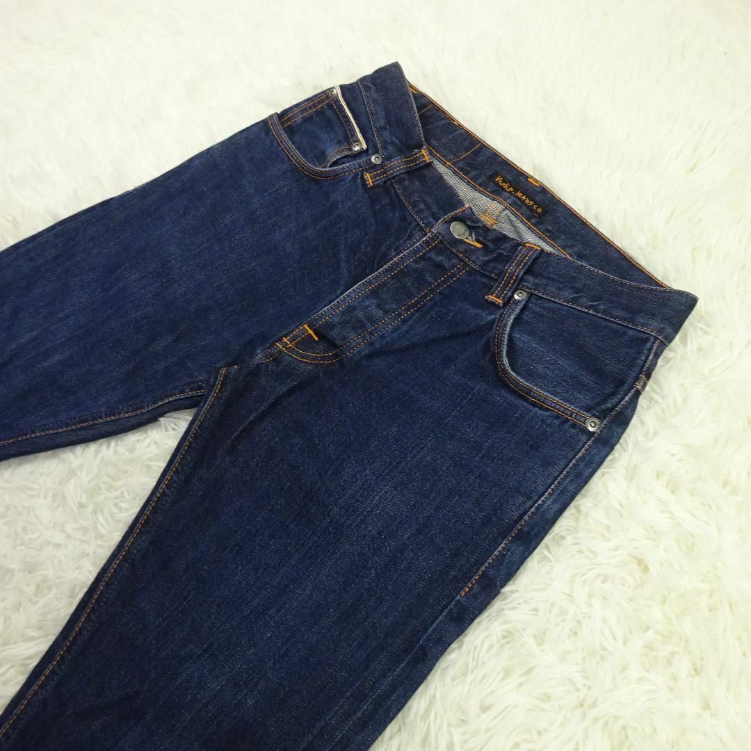 Nudie Jeans(ヌーディジーンズ)のヌーディージーンズ　DUDE DAN DRY ORANGE SELVAGE　28 メンズのパンツ(デニム/ジーンズ)の商品写真