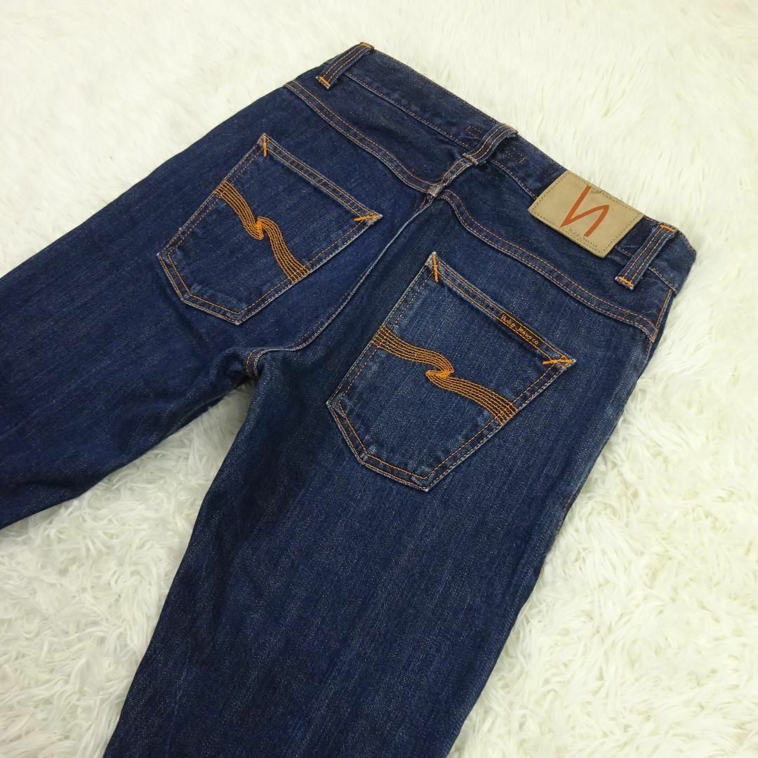 Nudie Jeans(ヌーディジーンズ)のヌーディージーンズ　DUDE DAN DRY ORANGE SELVAGE　28 メンズのパンツ(デニム/ジーンズ)の商品写真