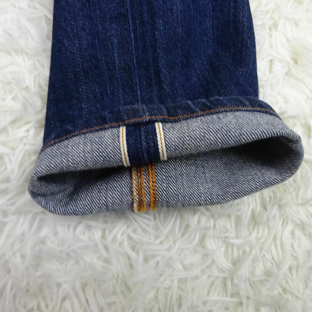 Nudie Jeans(ヌーディジーンズ)のヌーディージーンズ　DUDE DAN DRY ORANGE SELVAGE　28 メンズのパンツ(デニム/ジーンズ)の商品写真