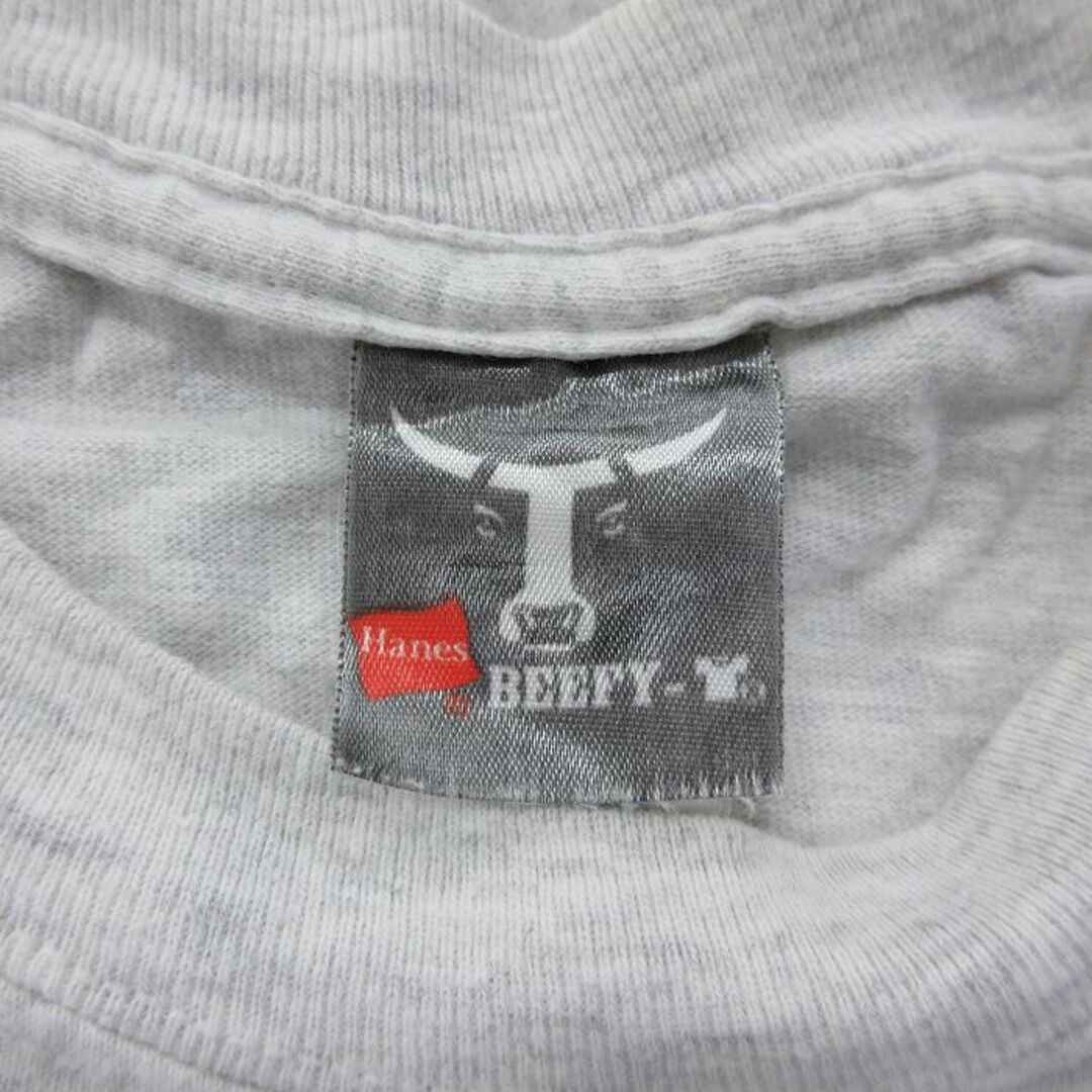 Hanes(ヘインズ)のXL★古着 ヘインズ Hanes 半袖 ビンテージ Tシャツ メンズ 00年代 00s ZELLER クルーネック 薄グレー 霜降り 24mar29 中古 メンズのトップス(Tシャツ/カットソー(半袖/袖なし))の商品写真