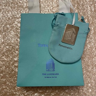 ティファニー(Tiffany & Co.)の新品 ティファニー ニューヨーク本店　ザ・ランドマーク限定チャーム 巾着 紙袋(その他)