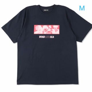 ウィンダンシー(WIND AND SEA)のウィン ダン シー DB X WDS ボックス ロゴ Tシャツ 2 "ネイビー(Tシャツ/カットソー(半袖/袖なし))