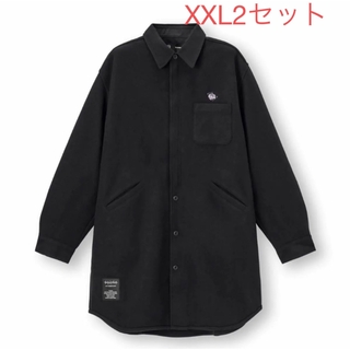 GU undercover メルトンロングシャツ　コート　2セット
