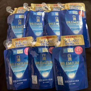 肌ラボ 白潤プレミアム 薬用浸透美白乳液 つめかえ用 140mL×3,化粧水×4