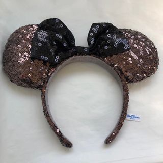 ディズニー(Disney)のミニー スパンコール カチューシャ(キャラクターグッズ)