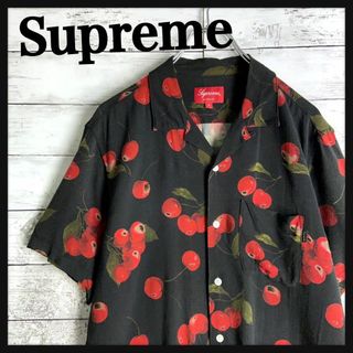 シュプリーム(Supreme)の9138【人気デザイン】シュプリーム☆総柄デザイン半袖シャツ　入手困難　美品(シャツ)