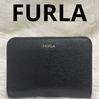 ⭐️極美品⭐️セール⭐️FURLA ラウンドファスナー 二つ折りオールレザー財布