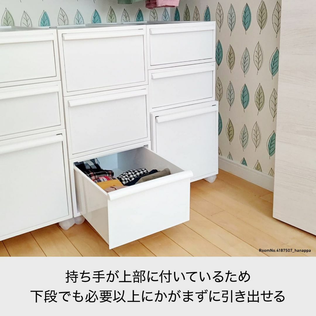 【色: オールブラック(不透明)】ライクイット (like-it) 収納ボックス インテリア/住まい/日用品の収納家具(ケース/ボックス)の商品写真