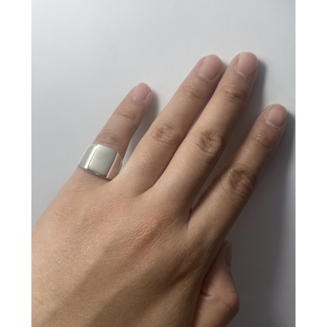 印台シルバー925指輪　リングSilver925Ringシグネット12号　いsぉ メンズのアクセサリー(リング(指輪))の商品写真